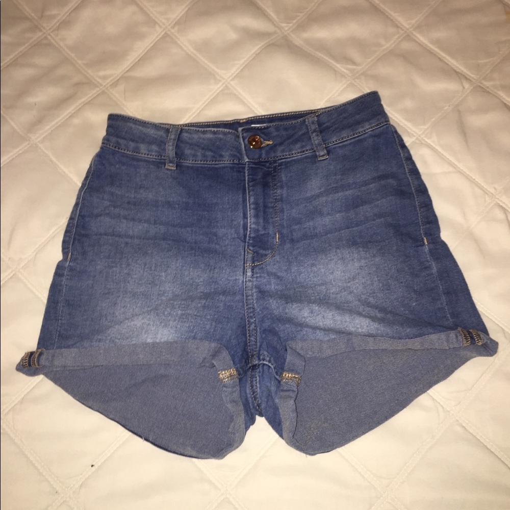 Jean shorts high wasted